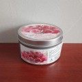 scented soy private label candles in tin container