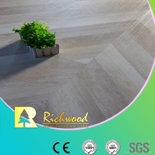 Suelo laminado de madera del parquet HDF de la raspa de arenque de 12m m europeo