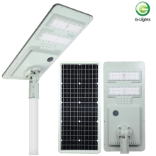 Réverbère de rue solaire LED intelligent