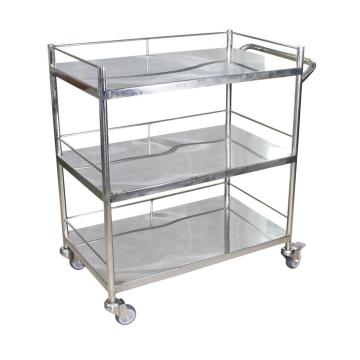 Stainless Steel Medical Cart Hospital Trolley For Sale