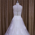 A-Line Wedding Dress Detachable Train