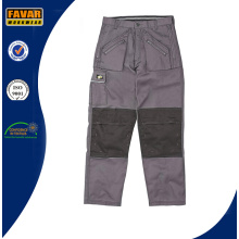 Cordura Poly Cotton Pantalons de travail durables Pantalons de travail gris