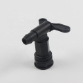 Small black pp plastic rotary faucet switch