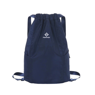 Custom Logo Printed Waterproof Oxford Fabric Drawstring Backpack Bag