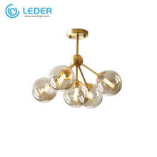 LEDER Modern Glass Staircase Chandeliers