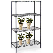 Cromo ajustável greenhouse armazenamento rack de arame para a flor