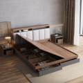 luxury furniture bedroom Nordic Light Luxury Wooden Bed