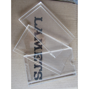 Acrylic Name Card Holder Nozzles of Engineering Machinery