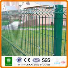 clôture de treillis métallique de sécurité avec des coudes