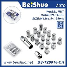 16+1 PCS Wheel Lock Nut Set with Blister Packing for Wheel Security