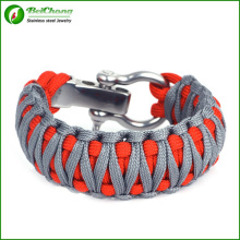 Fancy Adjustable clasp paracord bracelet wholesale