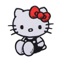 Hello Kitty Woven Embroidery Iron On Patches