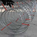 hot dip galvanized double loop razor barbed wire