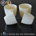 High Purity Cylindrical Al2O3 Ceramic Corundum Alumina Crucible