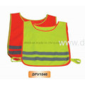 Veste de segurança de alta visibilidade para crianças com fecho elástico (DFV1046)