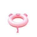 Bague de bain petit cochon rose personnalisé