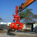 rotary orange peel grapple for excavator