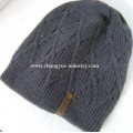 Factory hot selling winter men acrylic knitted cap