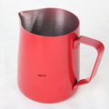 Stainless Steel Red Latte Art Milk Frothing Pitcher