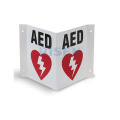 Custom logo CPR rescue kits emergency school health safety AED defibrillator wall signs