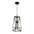 Black Pendant Lamps dining lamp Wood Hanging Lighting