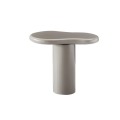 Mélanger MDF contemporain moderne MDF Mélange de base et les couleurs de correspondance peinture rond Table basse côté chêne