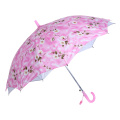 Double Layers Flower Printing Kid/Children/Child Umbrella (SK-19)