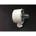 Matt White Brass Shower Outlet Elbow Spout