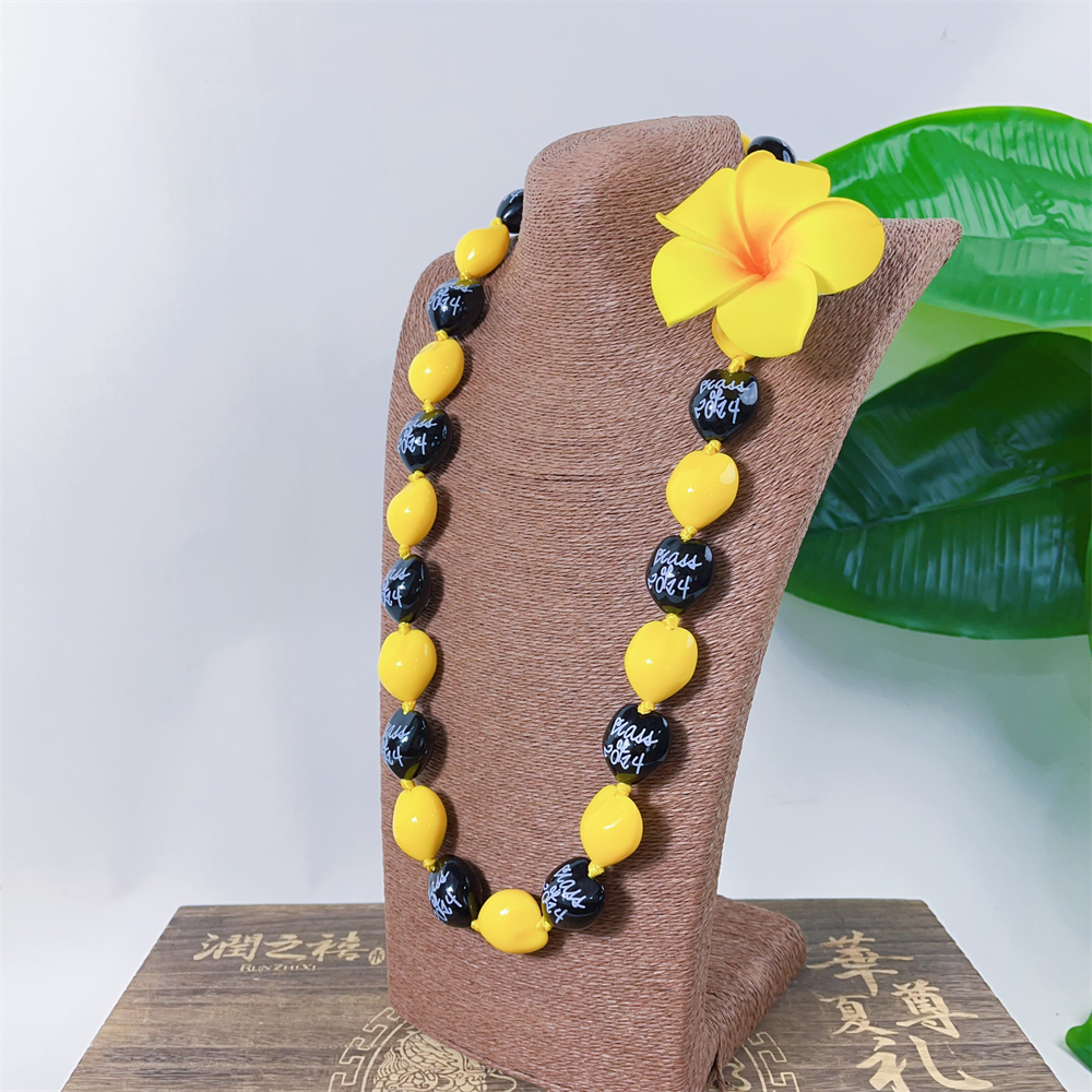 Kukui nut necklace KN-jn056 Kukui nut necklace KN-jn056
