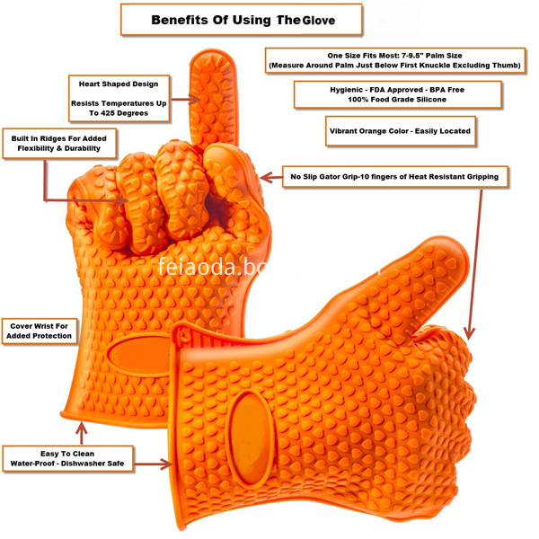 Promotional Silicone Kitchen Gloves