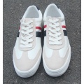 2021 white with front microfiber fabric men shoes