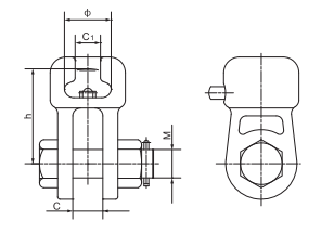 Hot-dip Galvanizing Socket Clevis Eye