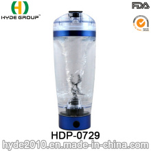 600ml Vortex de plástico portátil proteína Shaker ginásio frasco, BPA livre proteína elétrico Shaker (HDP-0729)