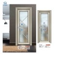 Luxury Aluminium Frame Waterproof  Flush Bathroom Door