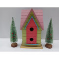 Villa Style More Door Wooden Bird House