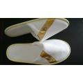 Hotel de 5 estrelas White Velour Close Toe Slipper