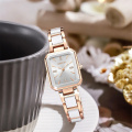 Bracelet Fashion Bracelet Rectangle Quartz Montres pour femmes