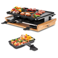 BBQ no-smok BBQ Grill with bamboo handle