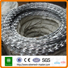 alambre de púas de afeitar caliente sumergido galvanizado CBT 65 maquinilla de afeitar