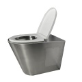 stainless steel wall hung toilet