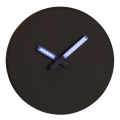 LED Wall Light Clock with Luminous Hand