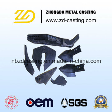 OEM Agricultural Parts with Carbon Steel by Forging