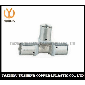 T-Joint Forged Brass and Stainless Steel Press Pipe Fittings (YS3208)