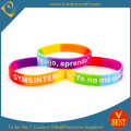 Bracelet en silicone blanc promotionnel personnalisé (LN-03)