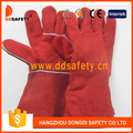 Red Cow Split Leather Welding Glove Dlw622