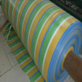 Multi Colors Striped Tarpaulin Waterproof Fabric