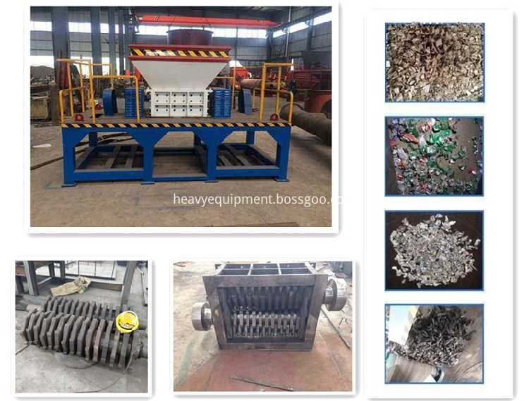 High Capacity Dual Shaft Plastic Shredder Machine