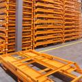 Vehicle tyre folding rack