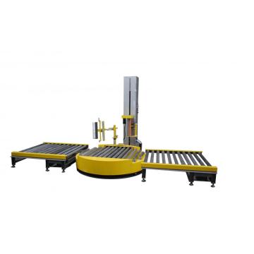 Fully automatic pallet stretch film wrapping machine