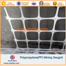 Polypropylène PP Mining Mine Geogrid with Flame-Retardant Polymer